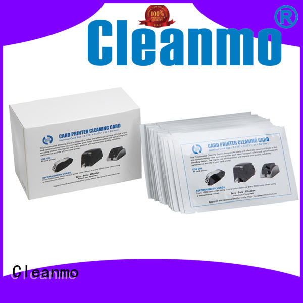 Cleanmo blending spunlace zebra printer cleaning wholesale for cleaning dirt