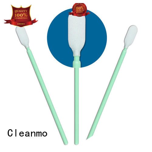 Cleanmo double layers of microfiber fabric Microfiber Industrial Swab Sticks factory price for general purpose cleaning