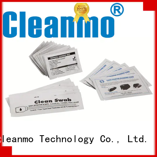 Cleanmo High and LowTack Double Coated Tape Evolis Cleaning cards wholesale for Cleaning Printhead
