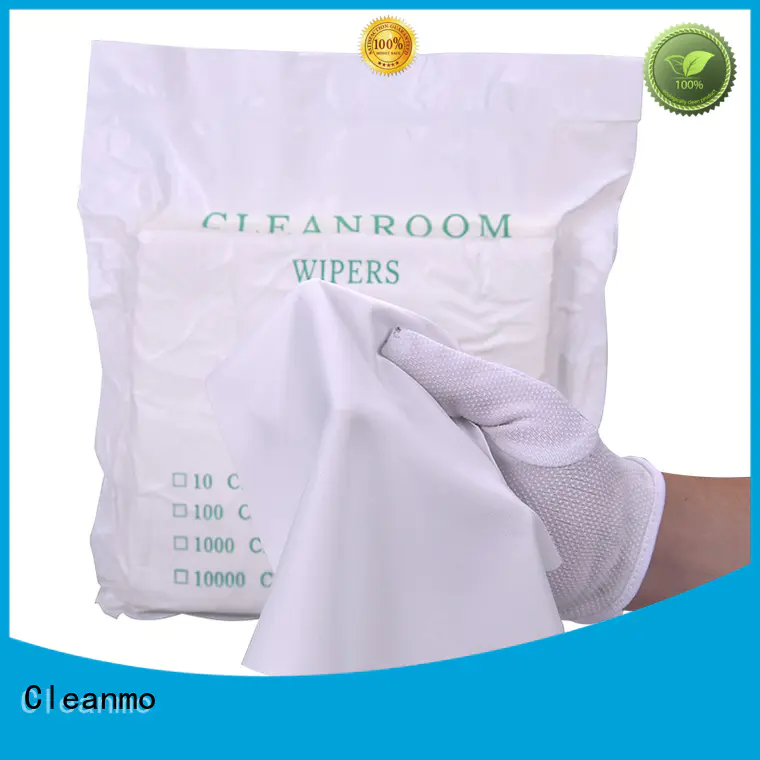 Cleanmo convenient microfiber cleaning cloth superior dimensional stability for stainless steel surface cleaning