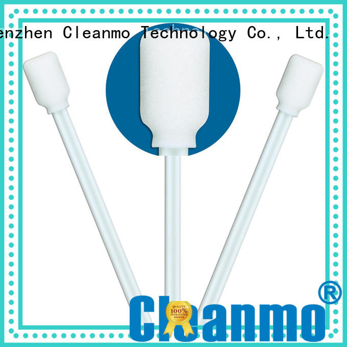 Cleanmo ESD-safe Polypropylene handle cotton buds no plastic factory price for excess materials cleaning