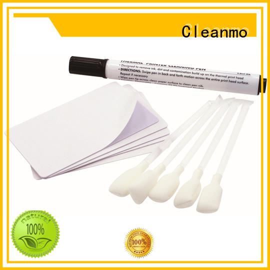Cleanmo PVC printer ink cleaner manufacturer for PR5360LE TeamNisca ID Card Printers