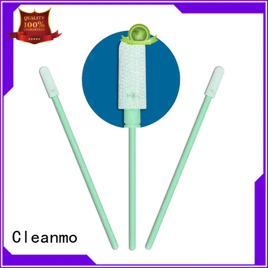 Cleanmo safe material Cleanroom dacron swabs supplier for optical sensors