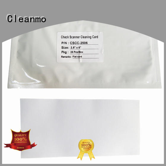 Cleanmo quick check scanner cleaning cards manufacturer for scanner cleaning