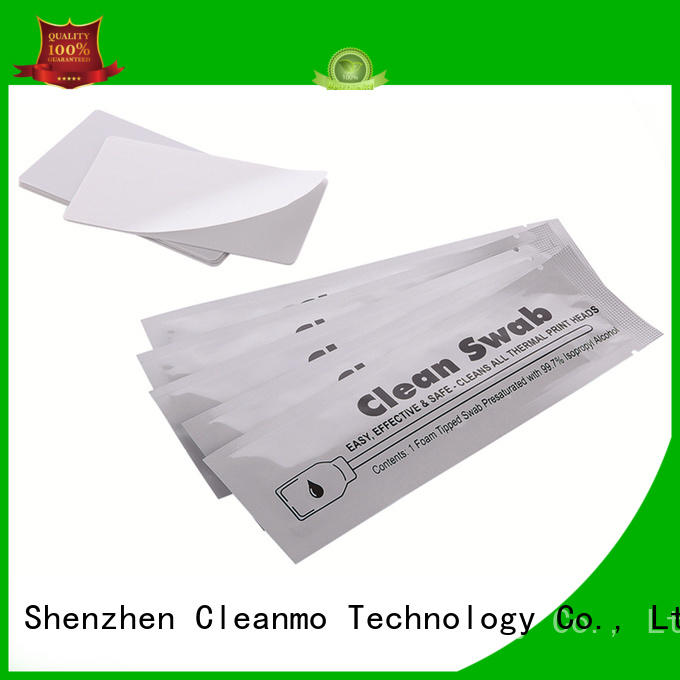 Cleanmo high quality printer cleaning supplies wholesale for Evolis printer