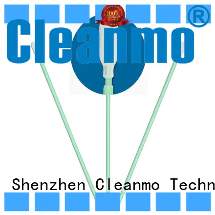 Cleanmo safe material polyester swab manufacturer for optical sensors