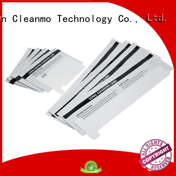 polyester series cleaning zebra printer cleaning cards Cleanmo Brand