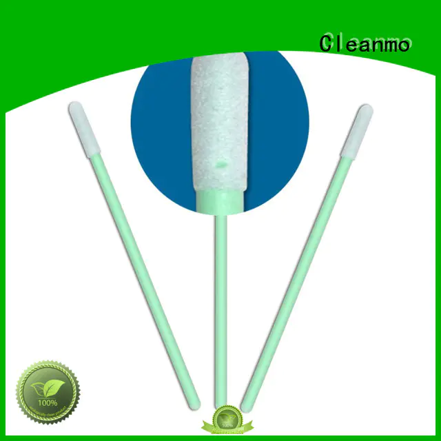 Cleanmo thermal bouded pointed cotton swabs wholesale for excess materials cleaning