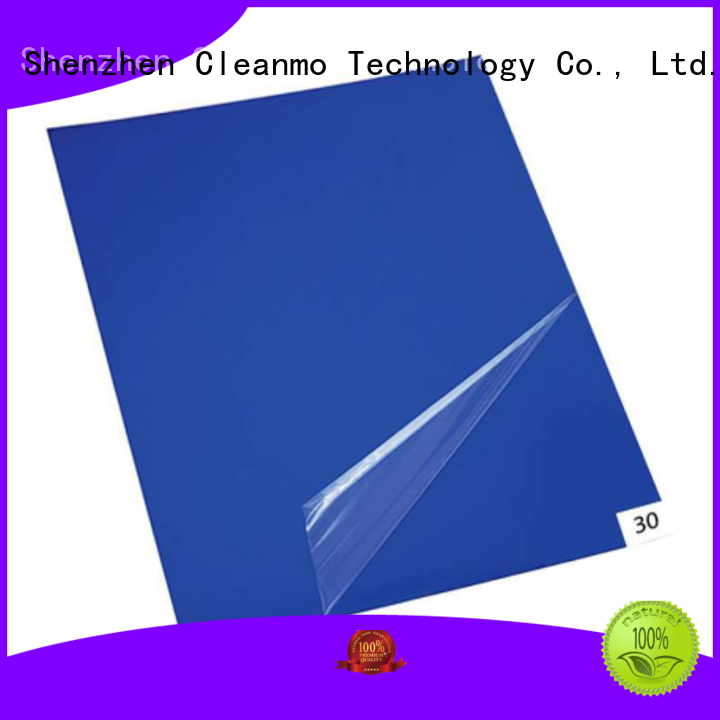 Cleanmo polystyrene film sheets adhesive mat manufacturer for cleanroom entrances