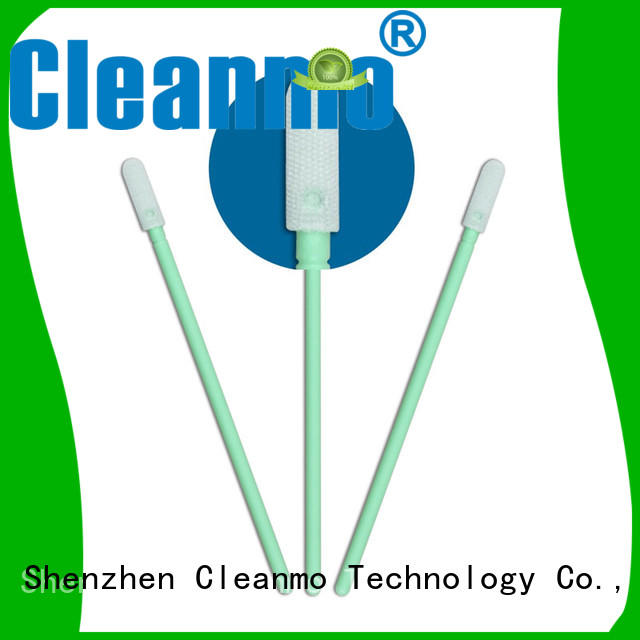 Cleanmo high quality Microfiber Industrial Swab Sticks factory price for excess materials cleaning
