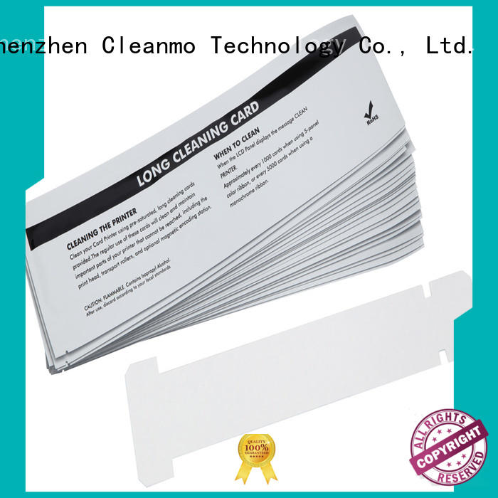 Cleanmo cost effective zebra printer cleaning manufacturer for Zebra P120i printer