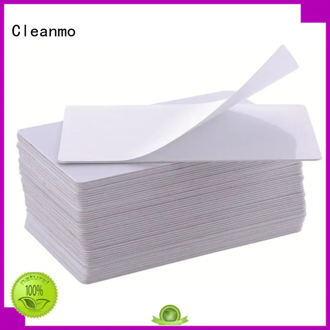 Cleanmo high quality Evolis Cleaning cards manufacturer for Evolis printer