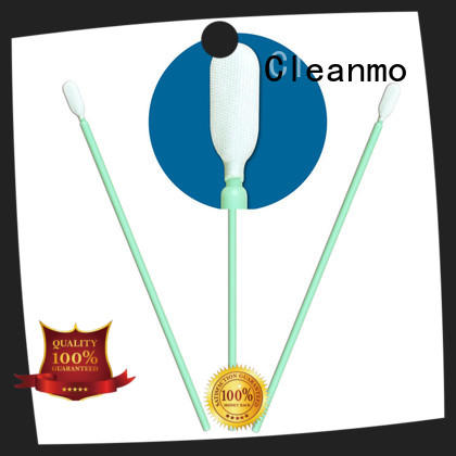 Cleanmo cost-effective Disposable Microfiber Swabs manufacturer for general purpose cleaning