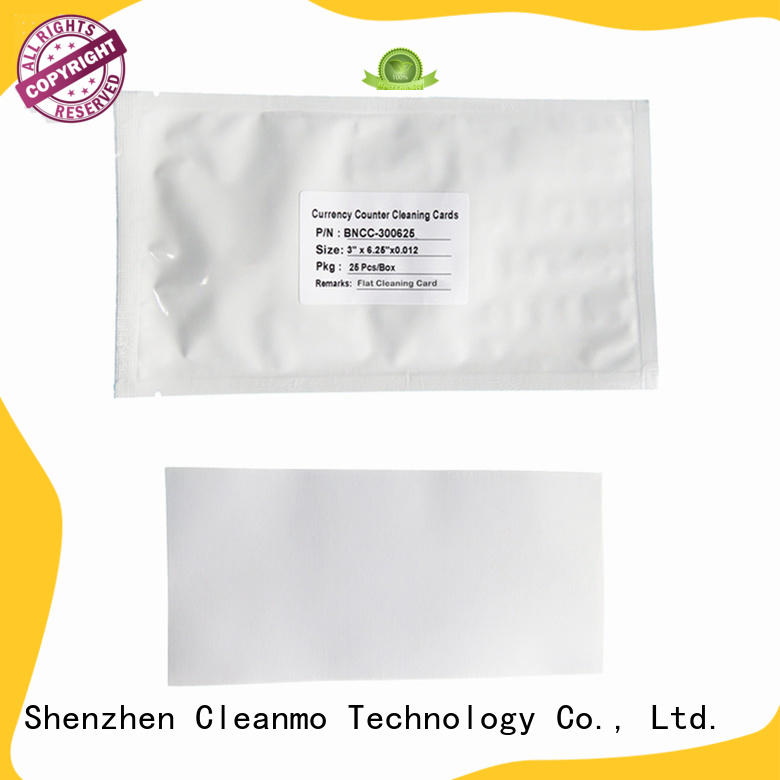 Scrubbing eftpos cleaning card wholesale for Banknote Counter Cleanmo