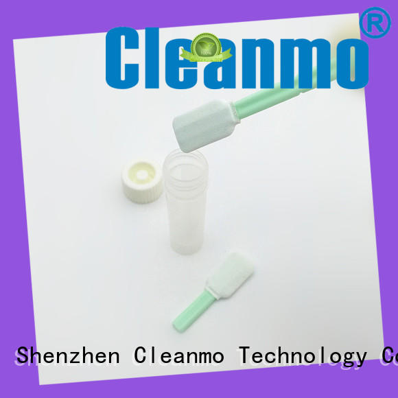 Cleanmo good quality sampling collection swabs 100% polyester for the analysis of rinse water samples