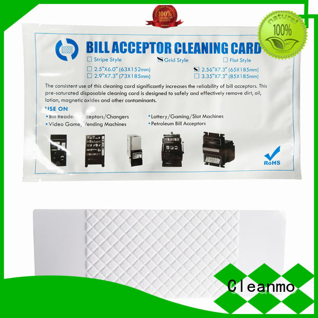 durable alcohol cleaning cards flocked fabric manufacturer for currency counters