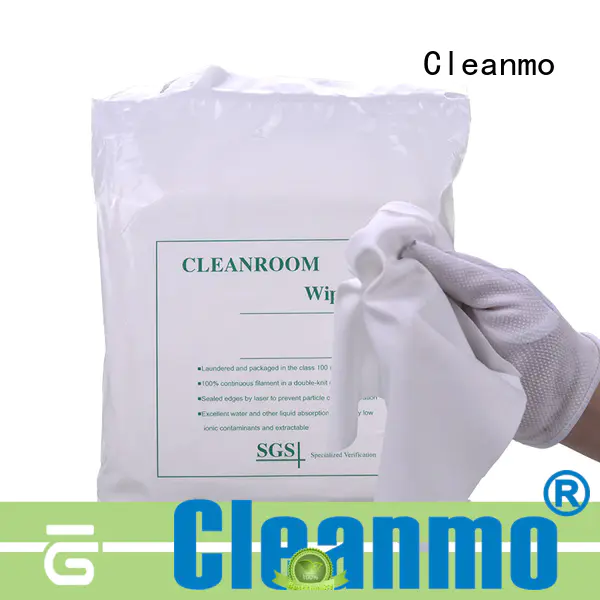 Cleanmo thermally sealed polyester wiper factory direct for medical device products
