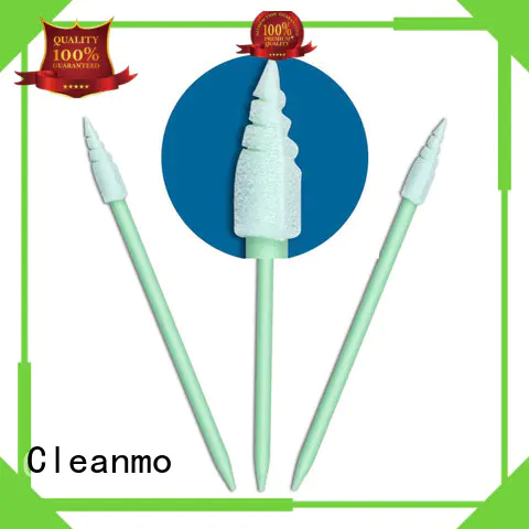 ESD-safe mouth swab green handle factory price for general purpose cleaning