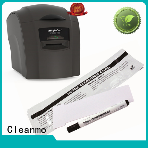 Cleanmo durable AlphaCard Printhead Cleaning Pens Aluminum foil packing for AlphaCard PRO 100 Printer