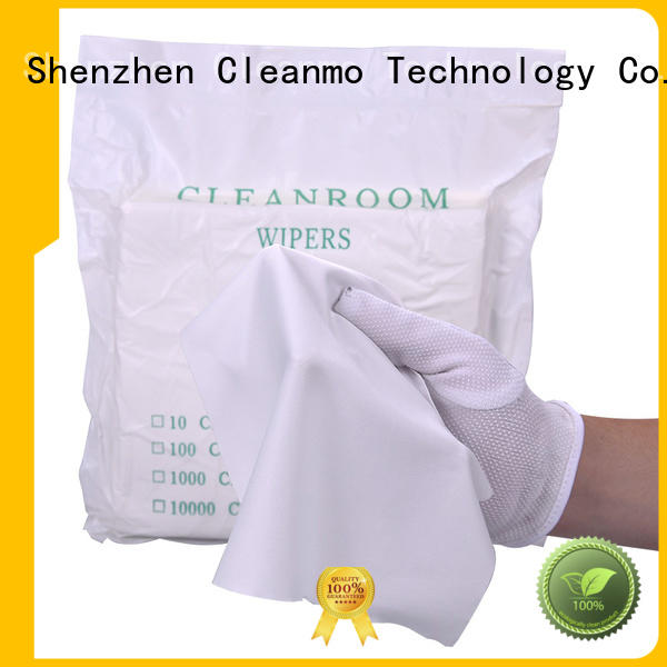 Cleanmo superior dimensional stability lens wipes wholesale for chamber cleaning