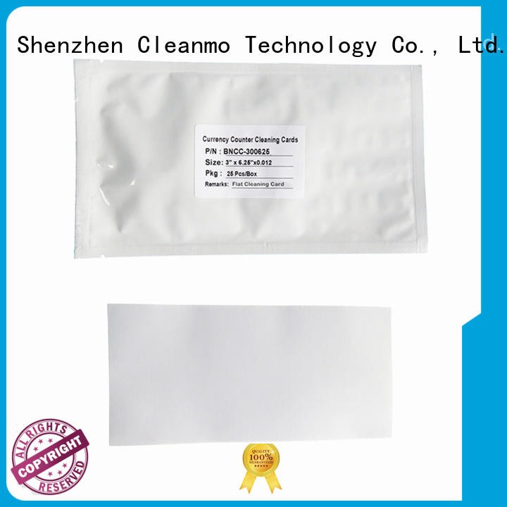 Cleanmo effective ncr cleaning cards supplier for Counting Equipment