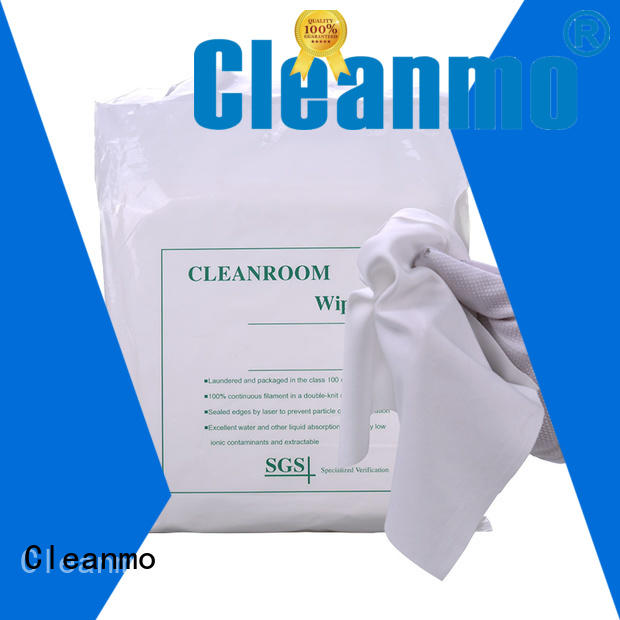 Cleanmo polyester Industry cleaning wipes supplier for medical device products