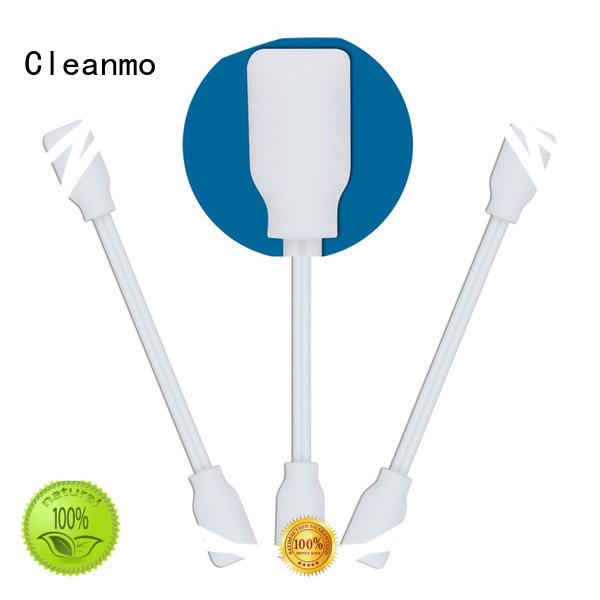 Cleanmo ESD-safe Polypropylene handle swab stick wholesale for Micro-mechanical cleaning