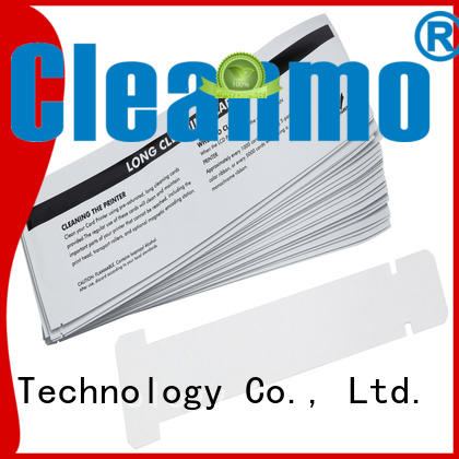 Cleanmo disposable zebra cleaners wholesale for ID card printers