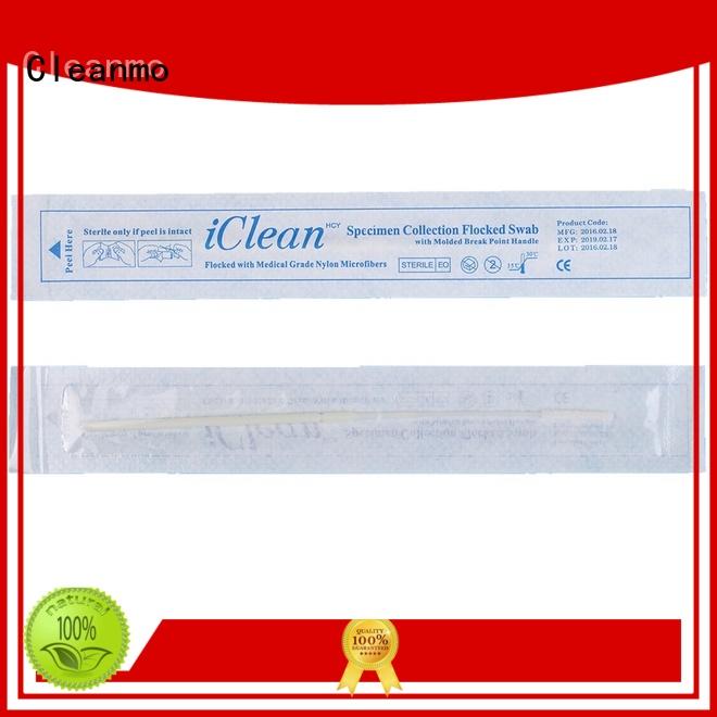 Cleanmo safe flocked swab factory for cytology testing