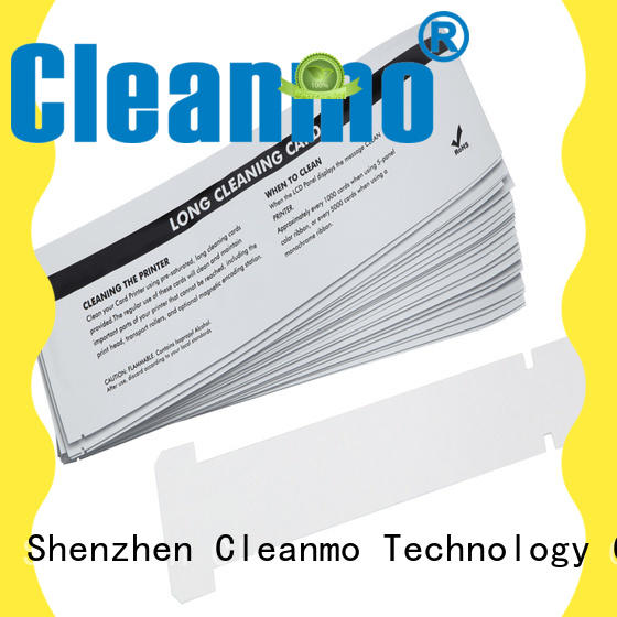 Cleanmo cost effective zebra printer cleaning wholesale for ID card printers