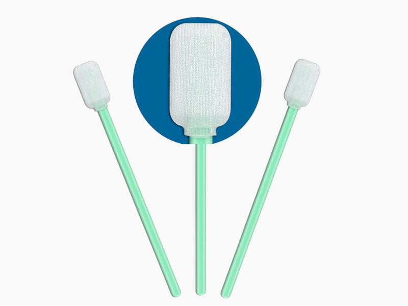 Cleanmo polypropylene handle polyester cleanroom swabs manufacturer for optical sensors-2