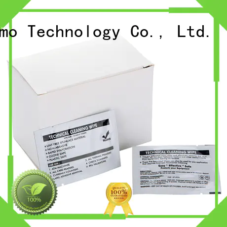 Cleanmo quick Evolis Cleaning cards manufacturer for Cleaning Printhead