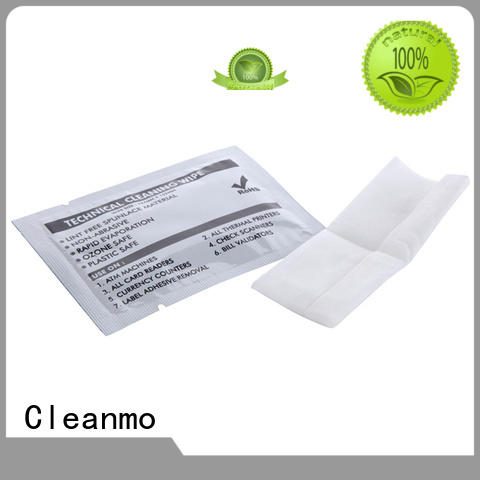 Cleanmo Non Woven Fabric Screen Cleaning Wipes factory for ID Card Printers