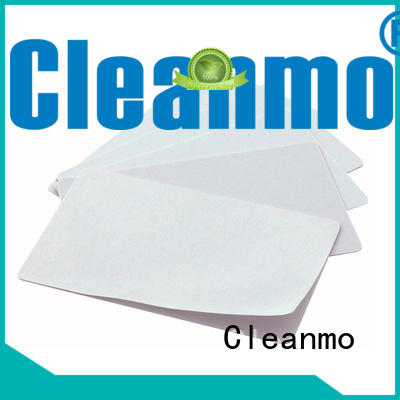 Cleanmo convenient Evolis Cleaning cards supplier for Evolis printer