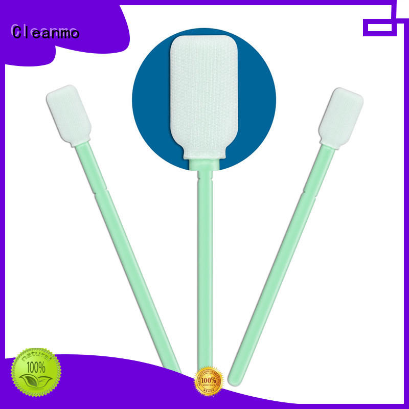 Cleanmo safe material sterile polyester swabs supplier for microscopes