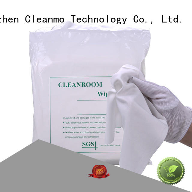 Cleanmo thermally sealed polyester wipes factory direct for medical device products