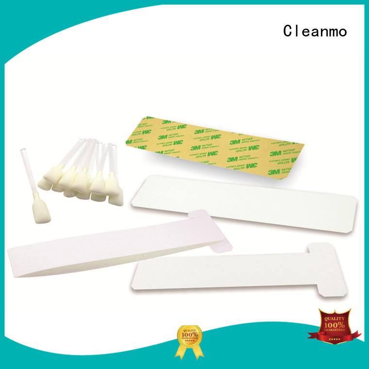 Cleanmo disposable zebra printhead cleaning manufacturer for ID card printers