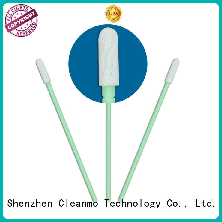 Cleanmo double layers of microfiber fabric clean tips swabs factory price for general purpose cleaning