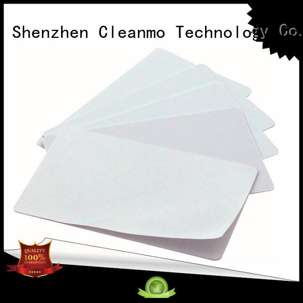 Cleanmo Electronic-grade IPA Snap Swab Evolis Cleaning cards manufacturer for Evolis printer