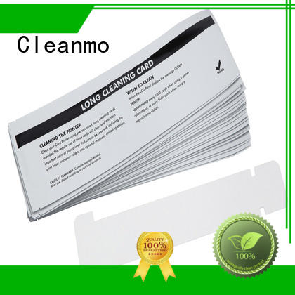 Cleanmo disposable zebra printer cleaning cards factory for cleaning dirt