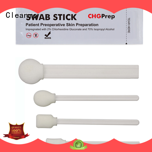 Cleanmo latex-free individual first aid stirale swabs supplier for Dialysis procedures