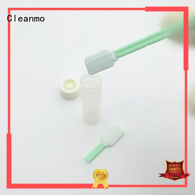 efficient sterile swab stick 100% polyester supplier for test residues of previously manufactured products