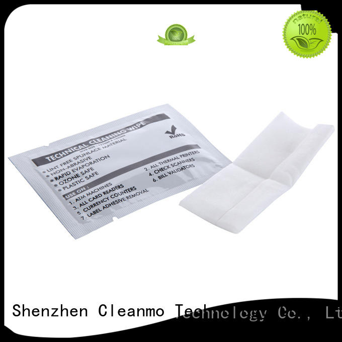 Cleanmo durable printhead wipes factory for ATM/POS Terminals