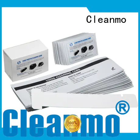 Cleanmo safe zebra printer cleaning supplier for ID card printers