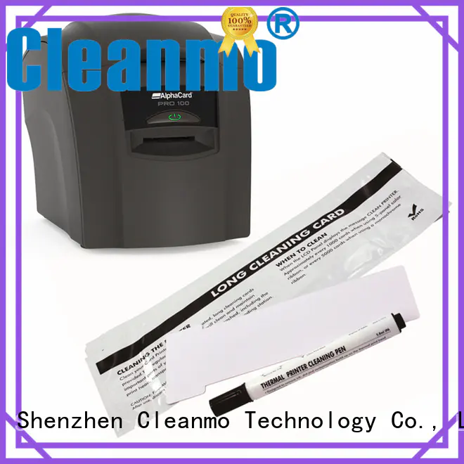 Cleanmo Aluminum foil packing AlphaCard Printer Cleaning Cards factory for AlphaCard PRO 100 Printer
