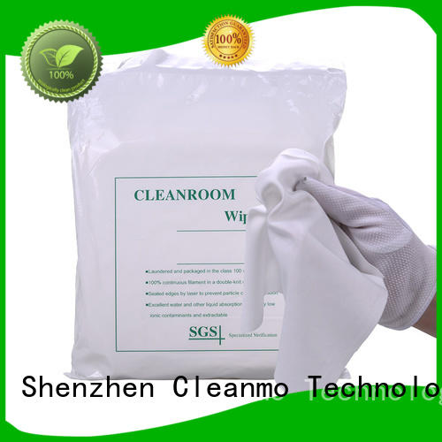 high quality polyester wipes non-abrasive texture supplier for Stainless Steel Surface
