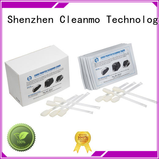 Cleanmo T shape zebra cleaning card supplier for ID card printers