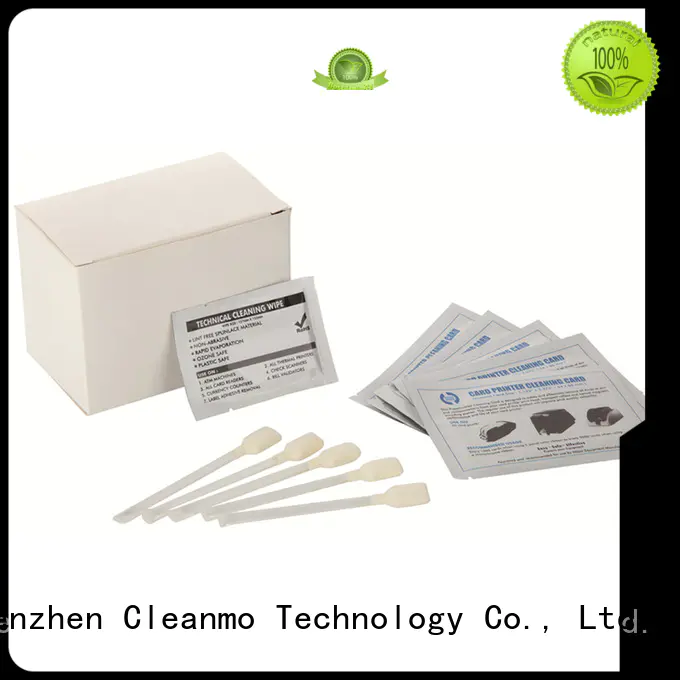 Cleanmo high quality Evolis Cleaning cards wholesale for ID card printers