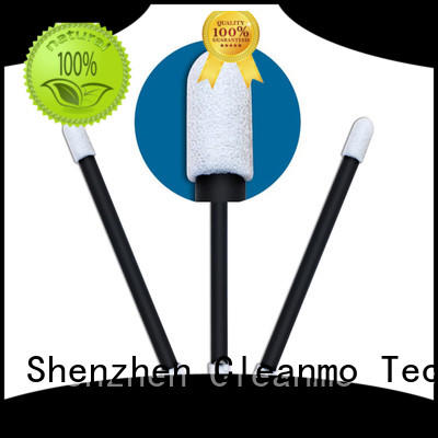 Cleanmo thermal bouded cotton swab holder wholesale for excess materials cleaning