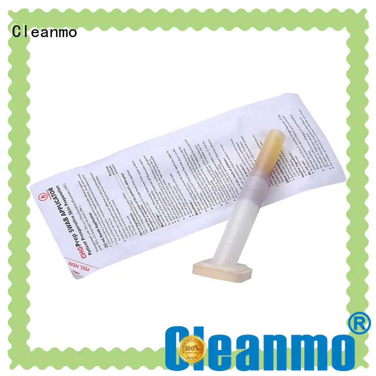 Cleanmo medical grade 100PPI open-cell polyurethane foam cotton applicator factory for surgical site cleansing after suturing